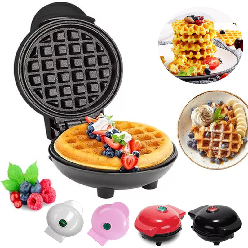 Mini Máquina de Waffle Antiaderente