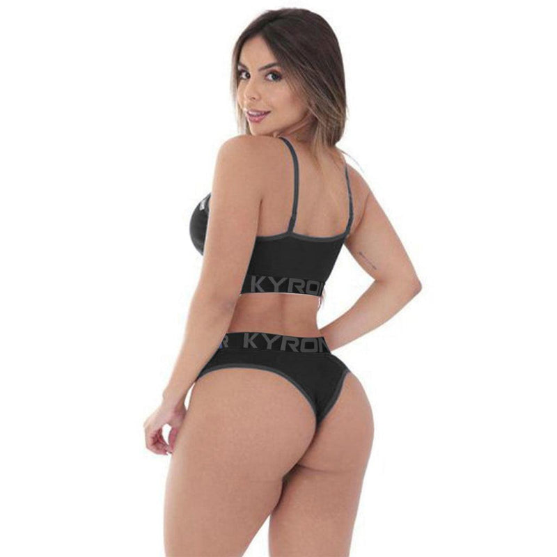 Kit 3 Conjuntos Feminino - Top e Calcinha Lingerie - VistaShopExpress