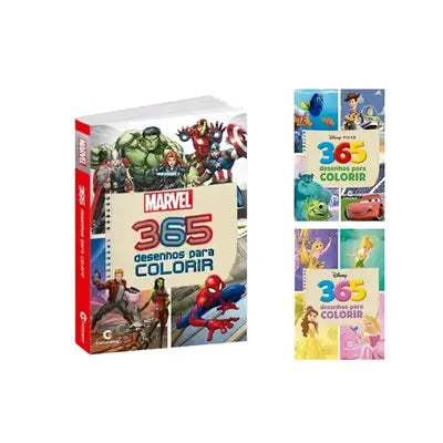 Kit Criativo 365 Desenhos para Meninos e Meninas - Aventuras Diárias para Colorir!