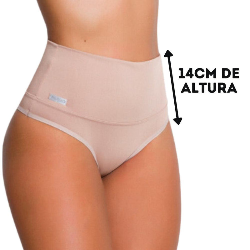 Kit 3 Calcinha Modeladora Suplex Pós Parto Grávida Segura Barriga - VistaShopExpress