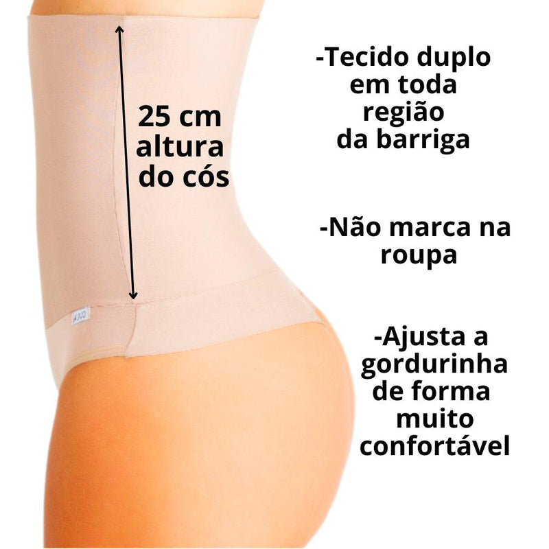 Pague 1 e Leve 2 - Cinta Suplex Calcinha Compressão Modeladora Segura Barriga - VistaShopExpress