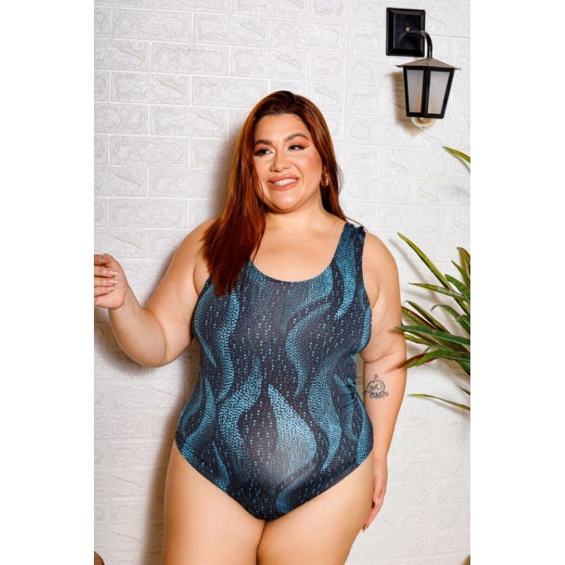 Body Maiô Plus Size Deslumbrante