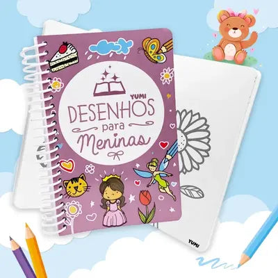 Kit Criativo 365 Desenhos para Meninos e Meninas - Aventuras Diárias para Colorir!